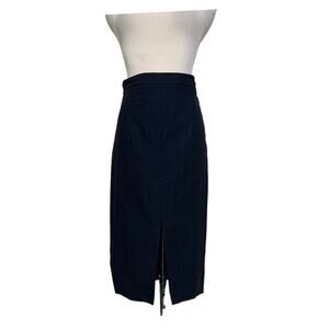 My Lola high waisted front slit black pencil skirt size M